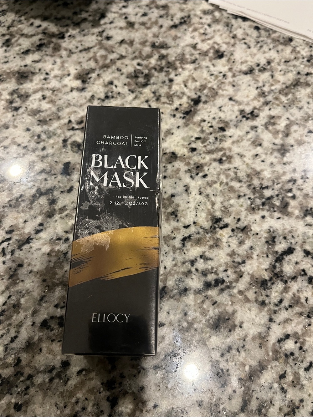 Black Mask Bamboo Charcoal Peel-Off Mask in Black